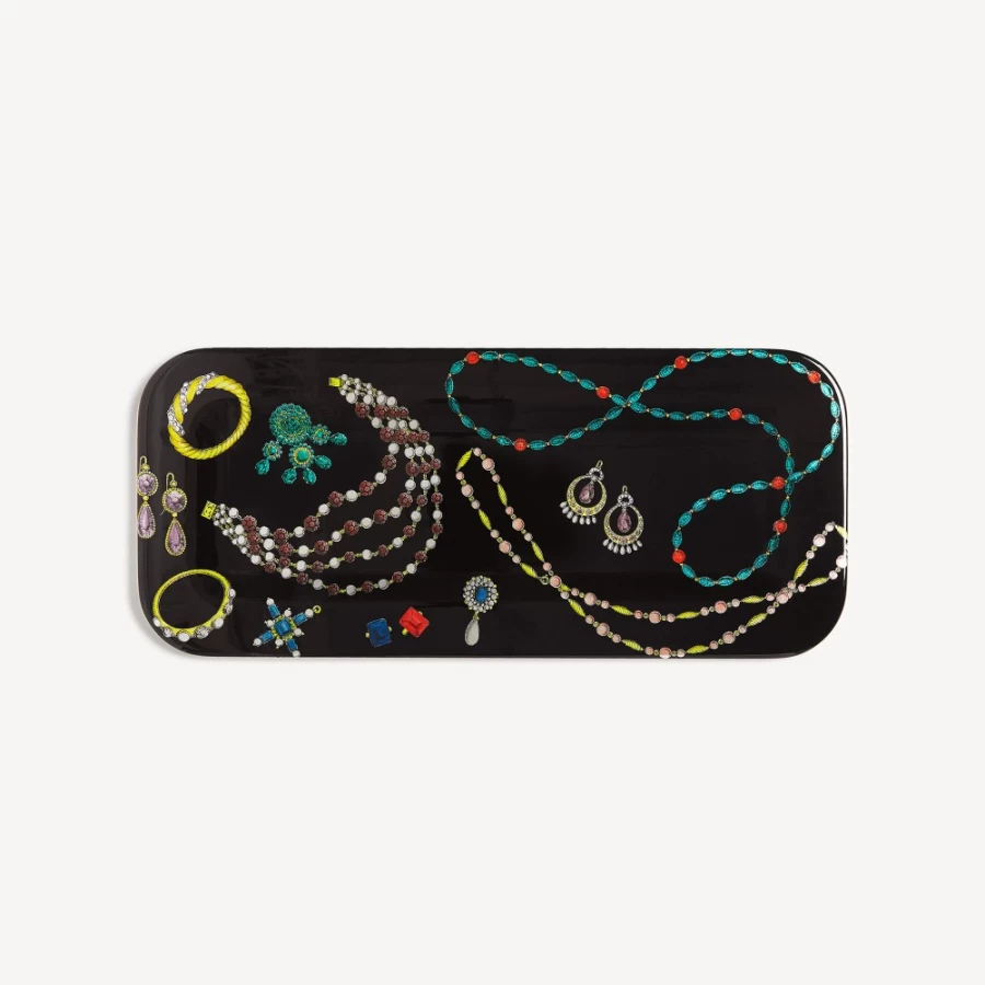 Fornasetti Multicolour Tray Gioielli Decorative Jewelry Tray
