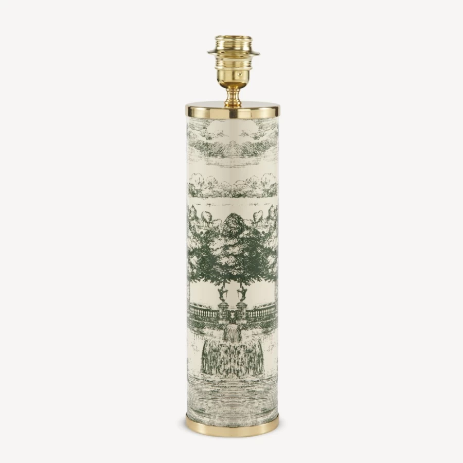 Fornasetti Green Ivory Giardino Settecentesco Lamp - Classic Italian Design