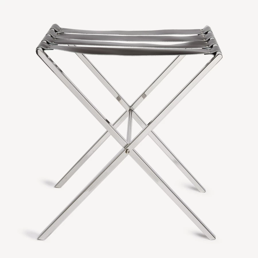 Fornasetti Silver Tray Holder - Elegant Decorative Tableware Stand