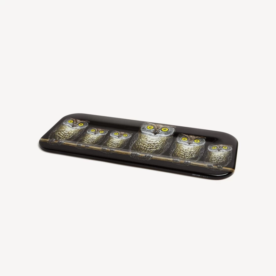 Fornasetti Multicolour Tray Civette Decorative Collectible Tray