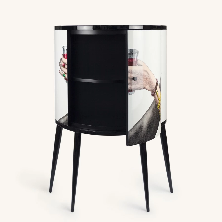 Fornasetti Multicolour Console Brindisi - Unique Designer Entryway Table