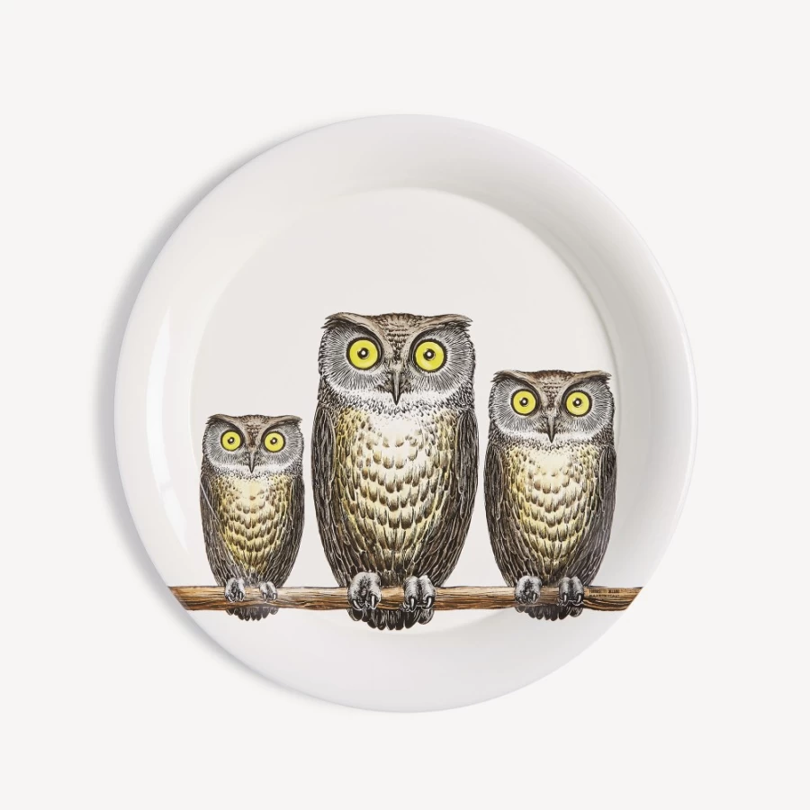 Fornasetti Multicolour Tray Civette Decorative Collectible Tray
