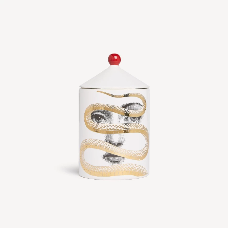 Fornasetti Scented Candle 'Peccato Originale' - Frutto Proibito Fragrance - Multicolour Home Decor