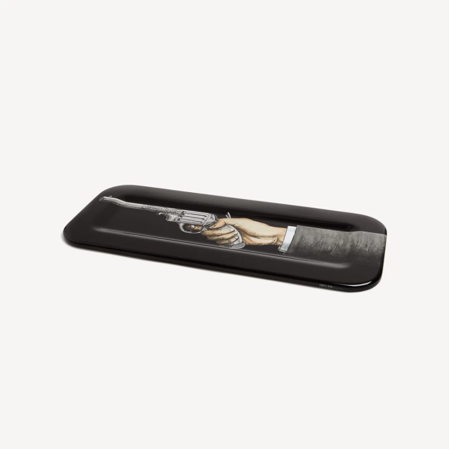 Fornasetti Multicolour Tray Braccio Con Pistola Decorative Collectible Tray
